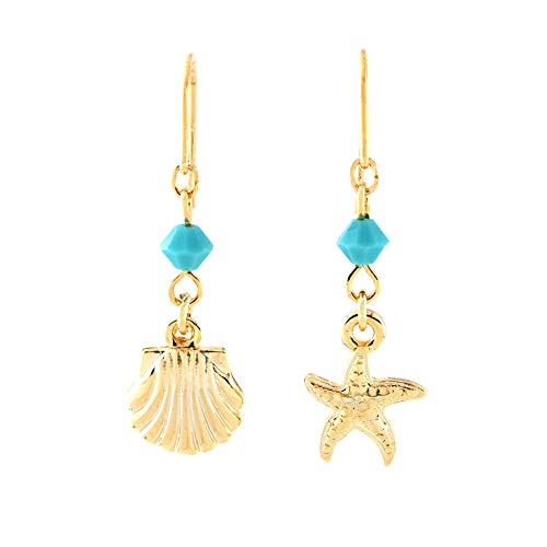 ピアス ニッケルフリー メタル シェル ラメ くすみカラー トライアングル フックピアス