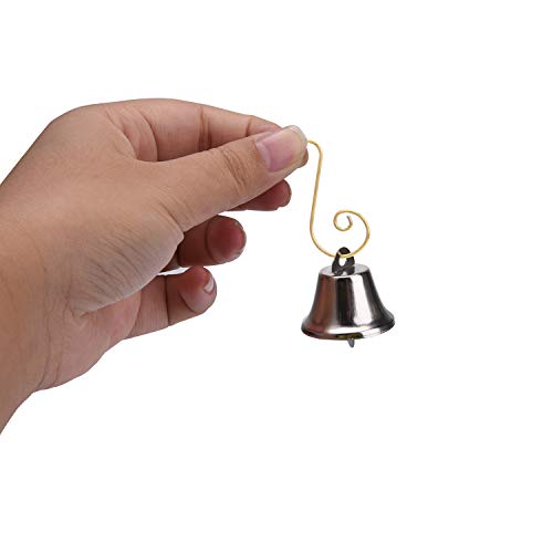 Livder 120 Pack Christmas Tree Ornament Hooks Hanging Metal Hook Hangers Bulk S Shaped Stocking Holders (Golden) #TOP3