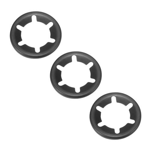 QUARKZMAN 30Stk Innenverzahnte Stern Schloss Unterlegscheiben M14 Aufschiebbare Sicherungsscheibe Klemmen Schnellverschluss 65Mn Stahl Sternlock Stoßmuttern