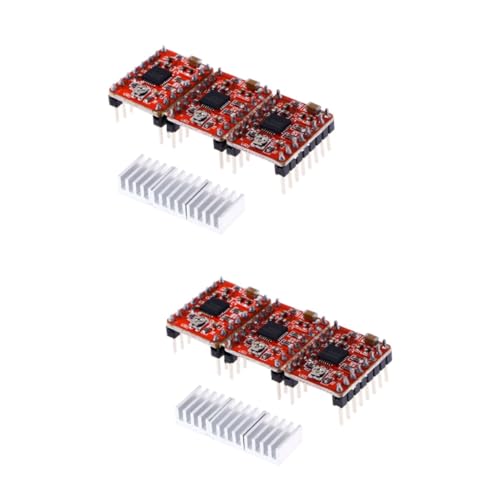 OKUMEYR 2sets 3d Printer Stepper Motor Drive Module A4988 Full Step to 1/16th Step Enhanced Safety Features 5pcs*2