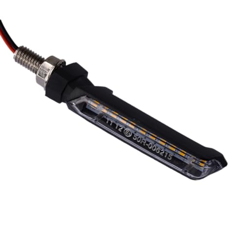 Clignotants Moto LED Ambre et Feu De Circulation Diurne 12V