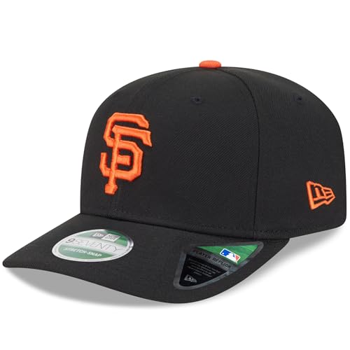 New Era Unisex-Adult MLB Player Replica 9SEVENTY Baseball Team Color Stretch Adjustable Snapback Hat One Size Fits All - San Francisco Giants - Black