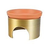 Reptilienhöhle – 2-in-1-Reptilienversteck und Futterschale, Futternapf | Wassernapf – für Bartagamen, Haustiereltern, Tierliebhaber, Naturpädagogen, Gemeinschaftsunterkünfte