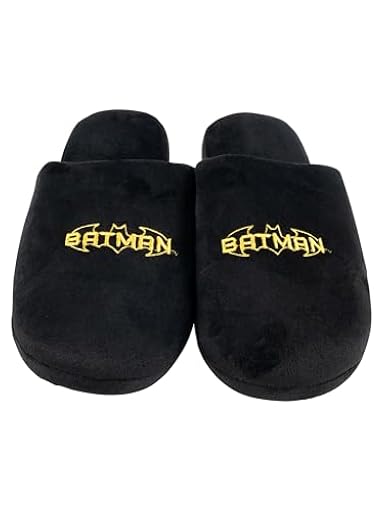 United Labels DC Comics Batman - Pantuflas para hombre, color negro, Negro , 42/43 EU | Ya disponible en tu tienda friki favorita! En mundofriki.es!