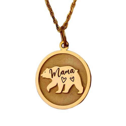 Collier argent sterling 925 avec pendentif disque famille