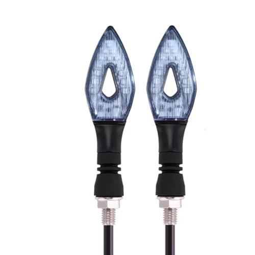 Clignotants universels pour moto 12V feux de freinage ambre IP65 étanches lot de 2