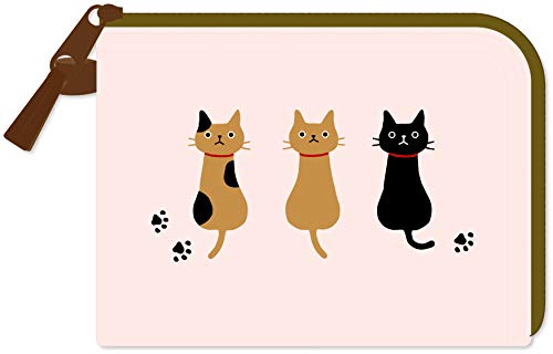 Noaplus NF639 Mini Wallet Pouch, Pink, Zippered Pocket