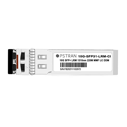 Image of 10GBASE-LRM SFP+ Optical Transceiver Module Compatible with Cisco SFP-10G-LRM 10G SFP+ 1310nm 220m DDM Duplex LC MMF