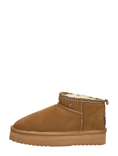 Warmbat Durack Plateau Tape Boots Suede Fourrées Boots Plateforme Hiver