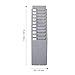 Lurrose Wall Mount Card Holder Rack for Office and Warehouse Retractable Sturdy Organizer for Employee Attendance and Card Classification Easy to Install Versatile Use