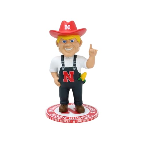 Herbie Husker Nebraska Cornhuskers 5 Inch Repeat Name On Base Bobblehead