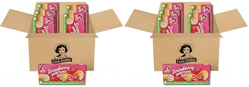 Little Debbie Strawberry Shortcake Rolls, 36 Individually Wrapped Cake Rolls