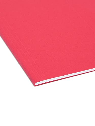 Image of Smead FasTab Hanging File Folder, 1 /3-Cut Built-in Tab, Letter Size, Assorted Primary Colors, 18 Count (64053)