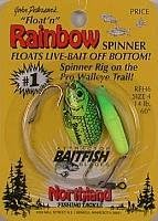 NORTHLAND TACKLE BAITFISH FLOATN Spin / 60" Snell / #4 HK / 1 Pack/Sunfish