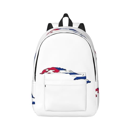 Mochila de mano con mapa de Cuba para portátil y viaje de fin de semana para mujer