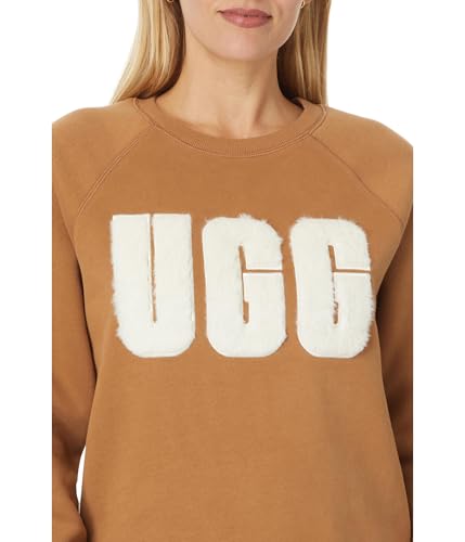 Image of UGG Women's Madeline Fuzzy Logo Crewneck
