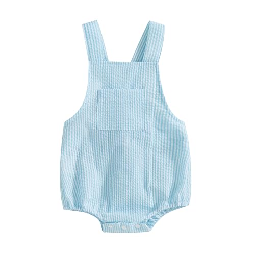 Sasaerucure Infant Striped Sleeveless Bodysuit Jumpsuit