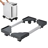 Mobilité et réglage faciles : doté de roulettes à roulement fluide et d'un design rotatif, ce support mobile permet un repositionnement et des réglages faciles, que vous travailliez à un bureau, dans une salle de réunion ou que vous l'utilisiez comme support portable pour divers appareils électroménagers.