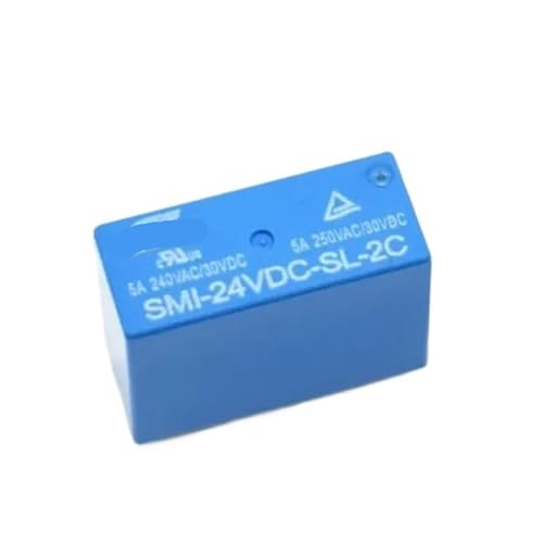 Relé de potencia SMI-24VDC-SL-2C con doble contacto inversor de 5 A para control estable