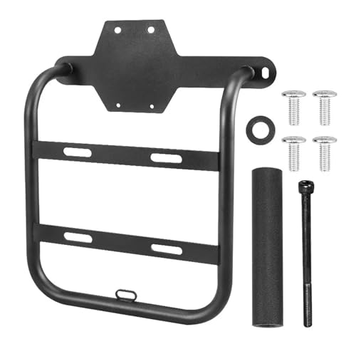 Porte-bagages moto CT125 : support latéral multifonctionnel en fer métallique