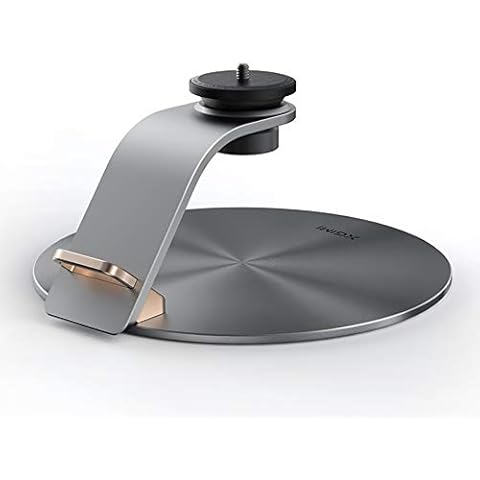 XGIMI Projector Desktop Stand Pro, Tripod for Halo, Mogo pro, H2, Mogo Pro Plus Non Skid Tripod, Zinc Alloy Material, 360 Degree Rotation, 12 Degree Adjustable Pitch Angle, Silver Cover