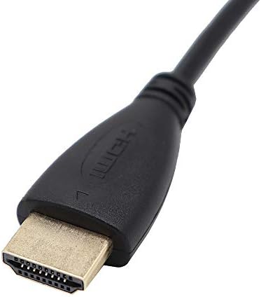 Uknown High-Speed Mini-HDMI to HDMI Cable,90°spring cable,Support 3D, 4K Vision Transfer Compatible with Fusion5, Nikon, Canon, Fuji Camera, Sony Camcorder, Raspberry (straight)