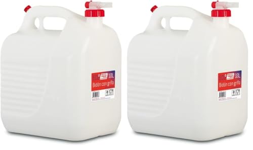 Tayg - Bidón 10 litros grifo, Multicolor (Paquete de 2)