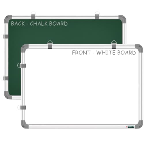 Image of Non-Magnetic White Board for Kids, Home & Kitchen with Heavy-Duty Aluminium Frame, Scratch-Proof & Corrosion-Proof Surface Whiteboard, Size - 5x4 Feet