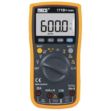 New MECO 171 B + 3 Digit / 6000 Count TRMS Auto ranging Digital Multi meter with Holster-image-6