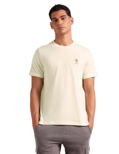 Image of U.S. Polo ASSN. Mens Crew Neck Embroidered Logo I633 Lounge T-Shirt - Pack of 1