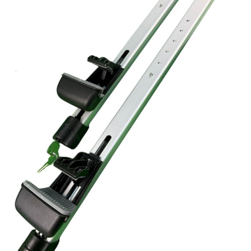 Shield Autocare Universal Aluminium Roof Bars – Extendable 140cm (55") Lockable Car Cross Bars with Anti-Theft Keys | Fits Vehicles with Raised Roof Rails | 68kg Load Capacity - Image 5