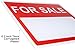 For Sale Signs For Vehicles - 2 Pack - 14.25