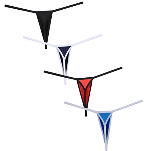 OROCOJUCO Men G-String Posing Strap Underwear Diamond Back Jockstrap Secret Pouch Thong2