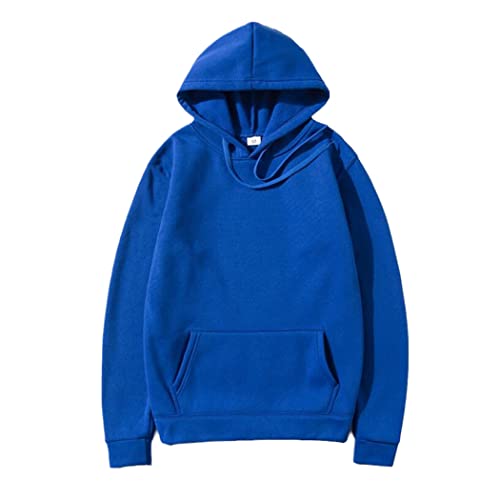 Sweat à capuche en polaire bleu XL pour homme et femme unisexe