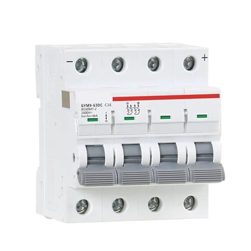 Disjoncteur MCB DC 1000V évitez les arcs électriques sur vos circuits quadripolaires