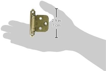 Miniatura 8 de Amerock Bisagra cierre automático montaje Variable revestimiento Bisagra Set, 2 paquetes, BP3429BB