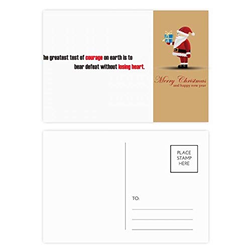 Cartes postales Citation The Greatest Test Défaite du Père Noël lot de 20 exemplaires pour envoi