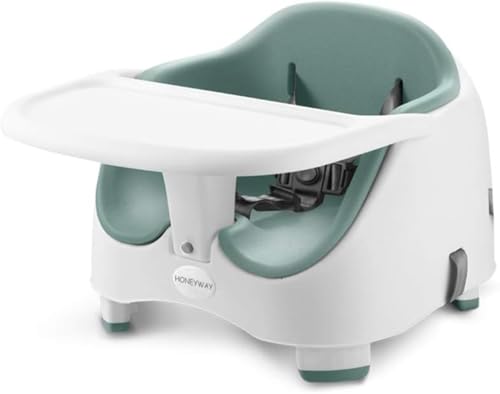 ベビーチェア ごきげんチェア テーブルチェア 折り畳み 携帯 ベビーシート ローチェア 食事用いす カ月 家庭用 食事 お出かけ 軽量Fiozwea (ダークグリーン)