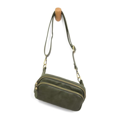 Image of Joy Susan Womens Fashion Purse Kylie Double Zip Sling Belt Bag
