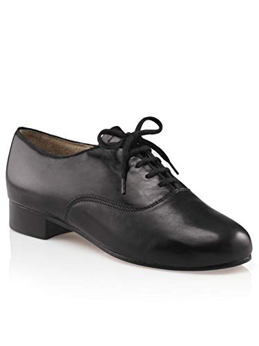Capezio womens Character/Tap Theatrical Oxford dance shoes, Black, 8 X-Wide US