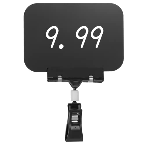 Lot de 10 clips de présentation réutilisables pour buffet et boutique