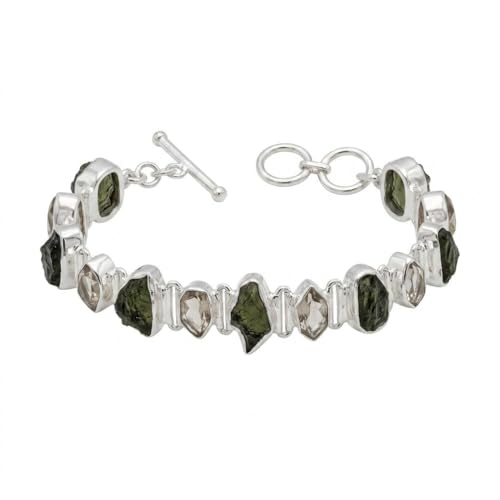 Natural Green Moldavite, Herkimer...