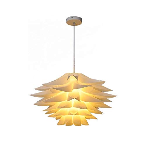 Plafonnier suspension lotus E27 lustre réglable pour haut plafond - 2