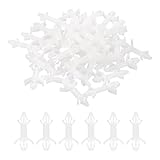 PATIKIL 60PCS PCB Board Isolation Column, Nylon Reverse Locking Circuit Board Clips Standoff Double Head Insulation Bracket Support Height 12.9mm /0.51'