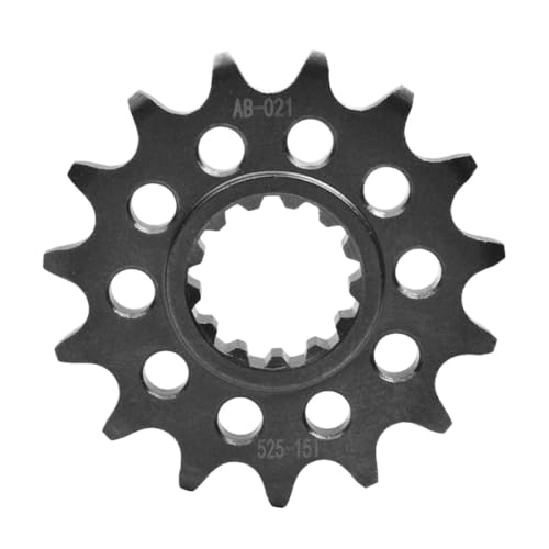 Pignon 525 15T en acier 20CrMnTi forgé pour MT-09 et YZF-R1 durabilité maximale