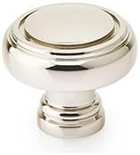 Emtek Norwich Cabinet Knob, 1-1/4" Dimension, Polished Nickel 86610US14