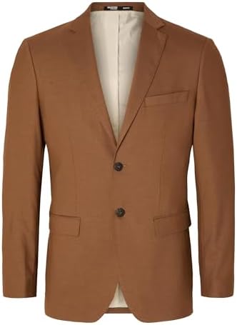 SELETED HOMME Men's SLHSLIM-Neil BLZ B NOOS Sakko, Zand, 56, zand, 56