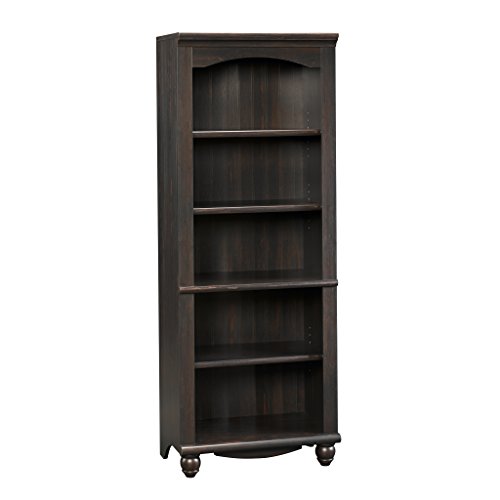 Sauder Harbor View Library, Antiqued White Finish #TOP27