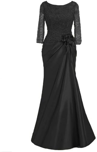 Yuxin Elegant Lace Mother of The Bride Dresses Long Sleeves Beading Formal Evening Party Gowns Plus Size