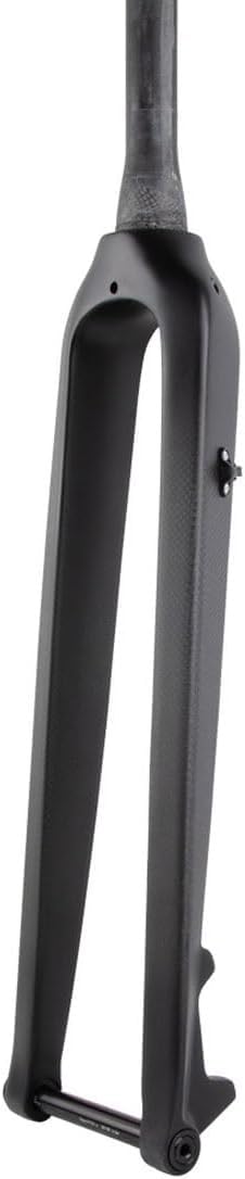 WIQUYBML Carbon Rigid Fork Mountain Bike 26/27.5/29 MTB Disc Brake 15x100mm Thru Axle Front 1-1/2'' Tapered Steerer Tube B,27.5in
